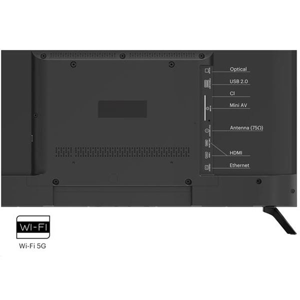 KIVI TV 32H735QB, 32" (81 cm), HD LED TV, AndroidTV, fekete