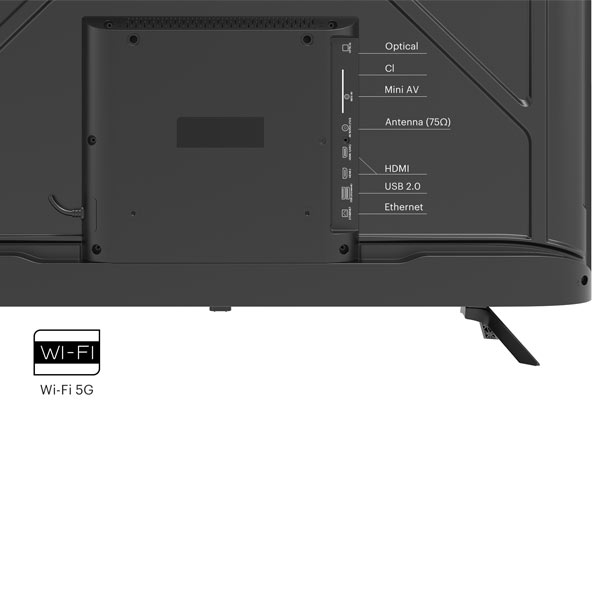 KIVI TV 43F730QB, 43" (108 cm), HD LED TV, AndroidTV, fekete