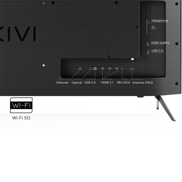 KIVI TV 50U760QB, 50" (127 cm), HD LED TV, AndroidTV, čierny