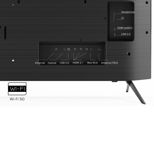 KIVI TV 55U760QB, 55" (139 cm), HD LED TV, AndroidTV, čierny