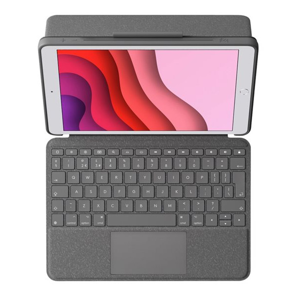 Logitech COMBO TOUCH pre iPad (10. gen.), UK, sivý