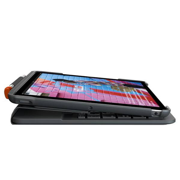 Logitech Slim Folio pre iPad 7., 8. a 9.gen., CZ/SK, grafit