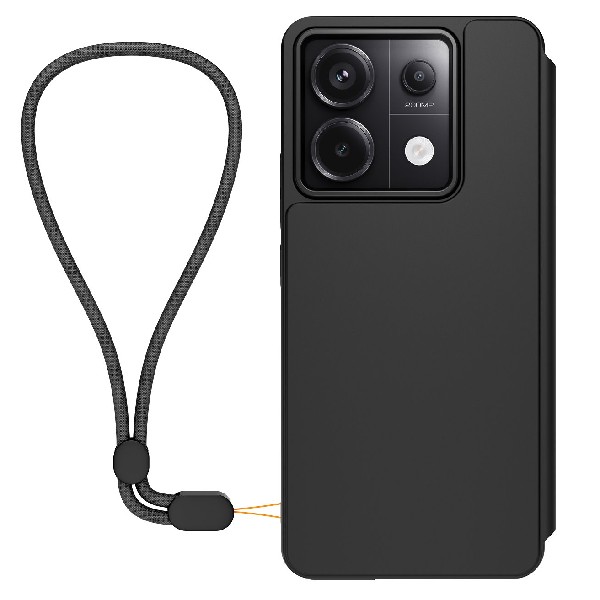 Made for Xiaomi TPU tok Xiaomi Redmi Note 13 Pro számára zsinórral, fekete