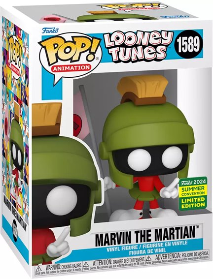 POP! Animation: Marvin the Martian (Looney Tunes) 2024 Summer Convention Limited Edition