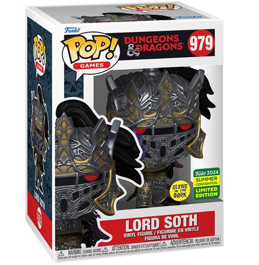 POP! Lord Soth (Dungeons & Dragons) 2024 Summer Convention Limited (Glows in The Dark)