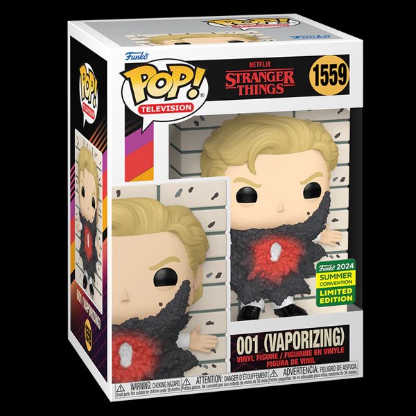 POP! TV: 001 Vaporizing (Stranger Things) 2024 Summer Convention Limited Edition