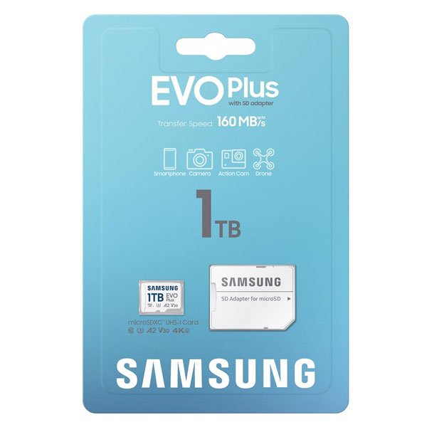 Samsung EVO Plus 1024 GB microSDXC, SD adapter