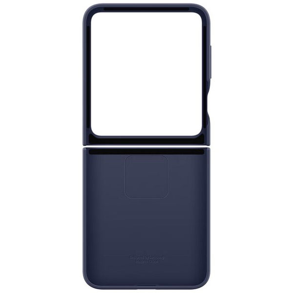 Hátlap Samsung Silicone Cover karikával Galaxy Z Flip6, navy