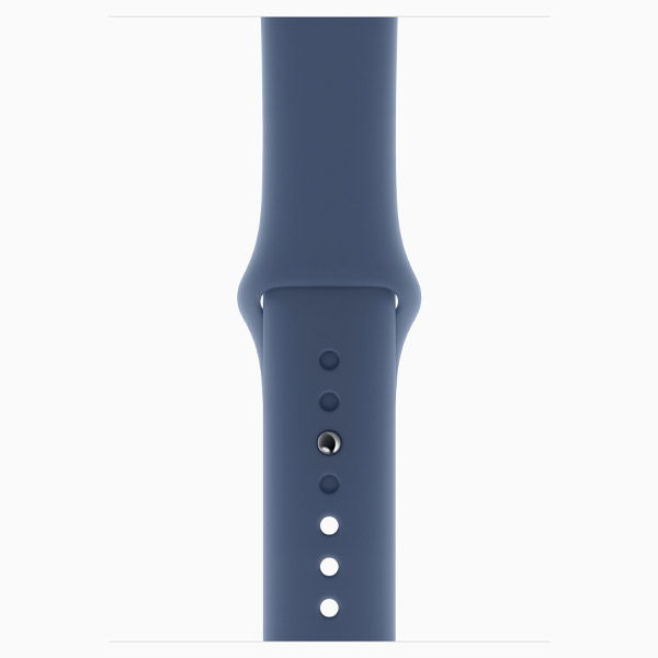 Apple Watch Series 10 GPS 46mm Ezüst alumínium denim sportszíjjal - M/L