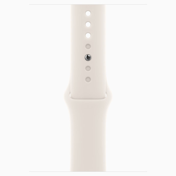 Apple Watch Series 10 GPS + Cellular 46mm Zlaté titánové s hviezdne bielym športovým remienkom - M/L