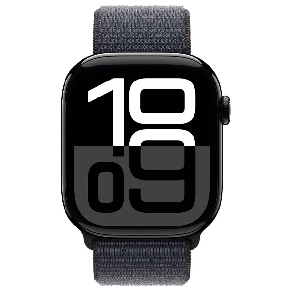 Apple Watch Series 10 GPS + Cellular 46mm Fekete alumínium sportszíjjal