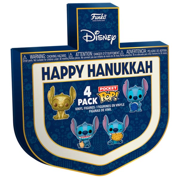 POP! 4-Pack: Disney Stitch Happy Hanukkah (Pocket POP!)