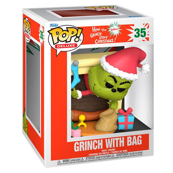 POP! Deluxe: The Grinch with Bag (How the Grinch stole Christmas)