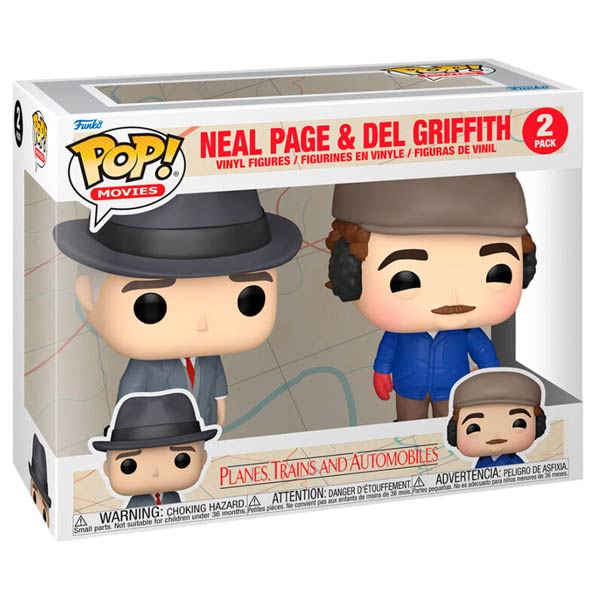 POP! Movies: Neal Page & Del Griffith (Planes Trains and Automobiles) 2-Pack