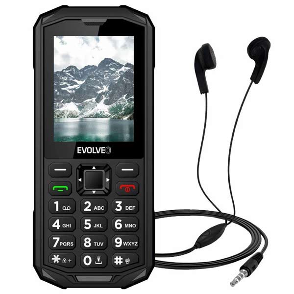 Evolveo StrongPhone X5, vízálló, ellenálló Dual Sim telefon, fekete-ezüst