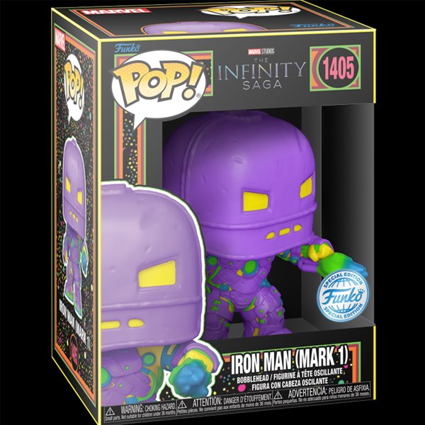 POP! Marvel: Iron Man Blacklight (Special Edition)