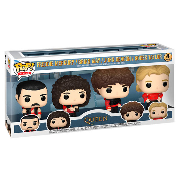 POP! Rocks: Freddie Mercury, Brian May, John Deacon, Roger Taylor (Queen)