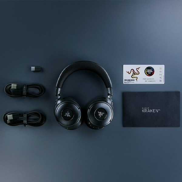 Razer Kraken V4, fekete