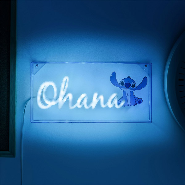 Stitch Ohana LED Neon Light (Disney)