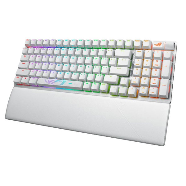 ASUS ROG Strix Scope 2 96 Wireless RGB Gaming Keyboard, ROG RX RED / PBT, US, white