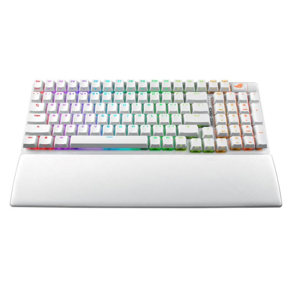 ASUS ROG Strix Scope 2 96 Wireless RGB Gaming Keyboard, ROG RX RED / PBT, US, white