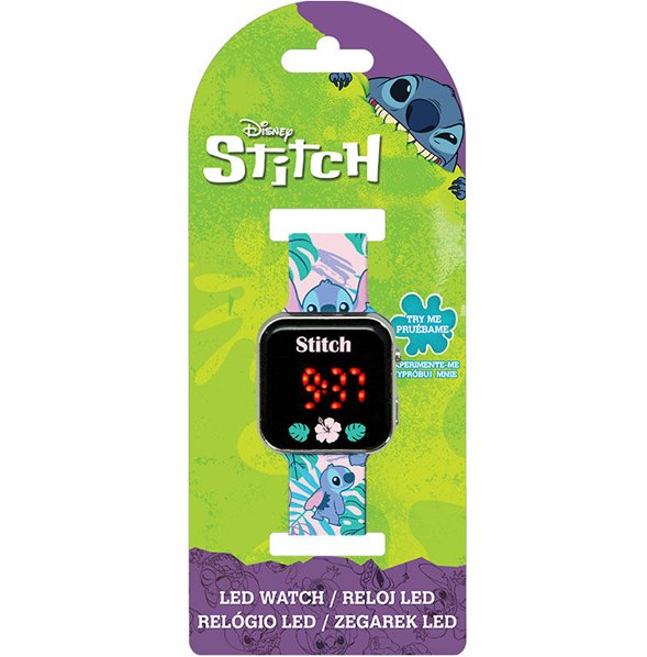 Detské LED hodinky Disney Lilo & Stitch