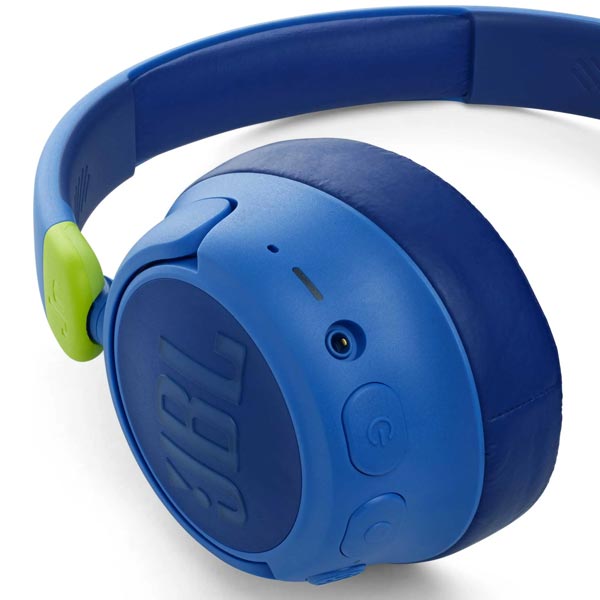 JBL JR460NC Blue vezeték nélküli gyerek fülhallgató, kék