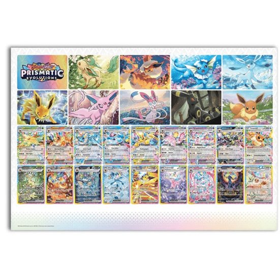 Kartová hra Pokémon TCG: Scarlet & Violet Prismatic Evolutions Poster Collection (Pokémon)