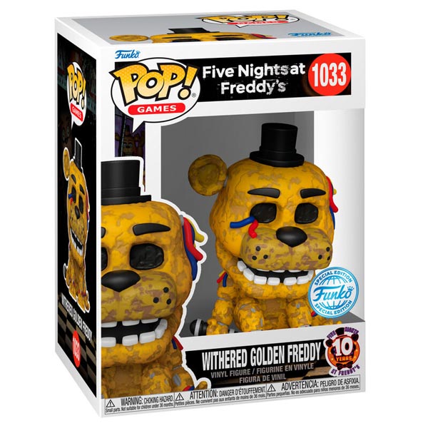 POP! Games: Withered Golden Freddy (Special Edition)