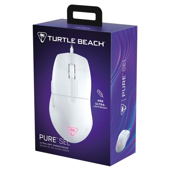 Turtle Beach Pure SEL herná myš, 8.000 DPI, biela