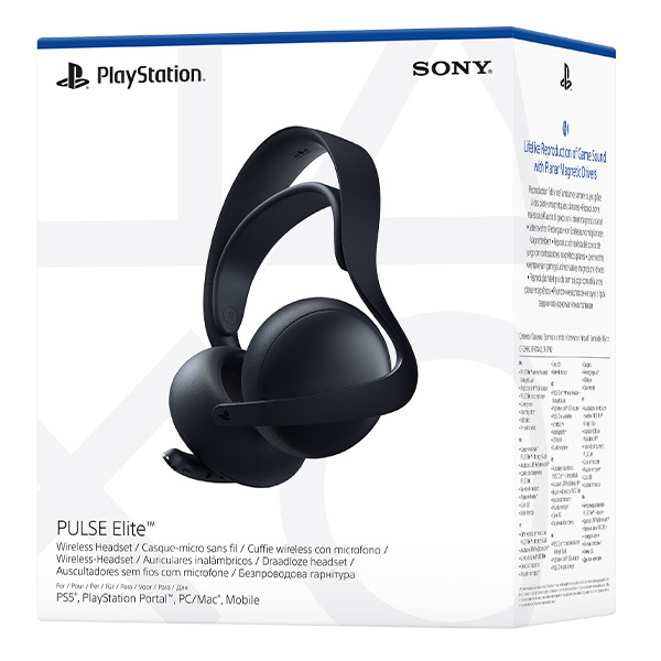 PlayStation Pulse Elite Wireless Headset, midnight black