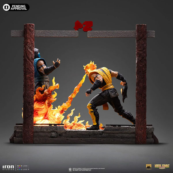 Szobor Scorpion Fatality Deluxe Art Scale 1/10 (Mortal Kombat)