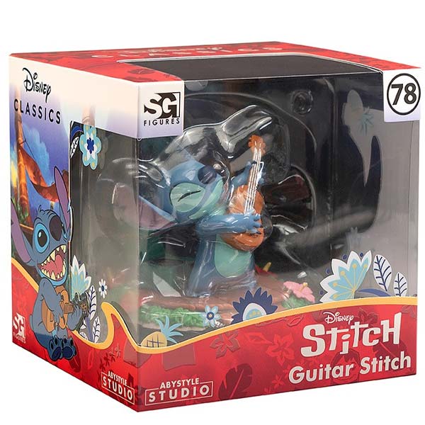 Szobor Stitch Guitar (Lilo a Stitch)