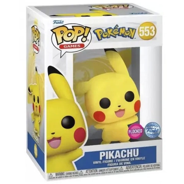 POP! Games: Pikachu (Pokémon) Special Edition (Flocked)