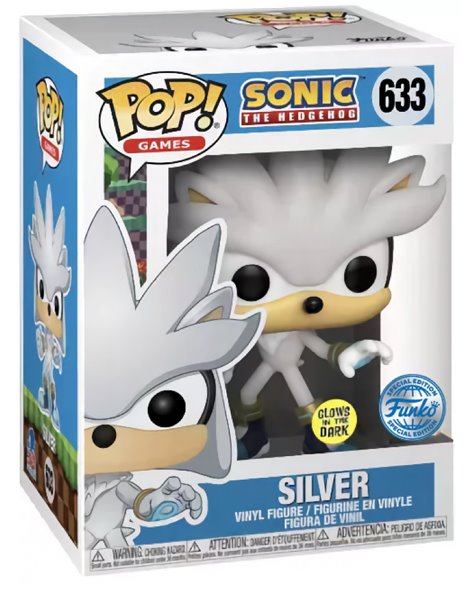 POP! Games: Silver (Sonic The Hedgehog) Special Edition (Glows in The Dark)