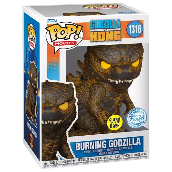 POP! Movies: Burning Godzilla (Godzilla vs. Kong)