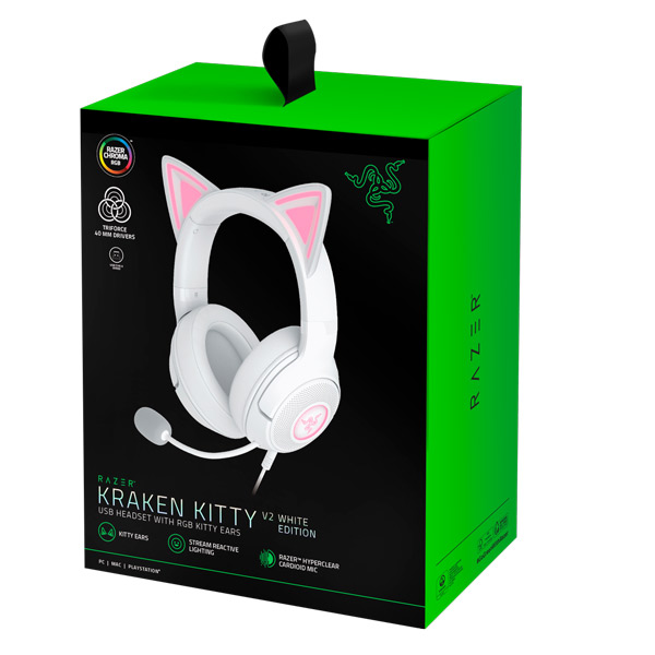 Razer Kraken Kitty V2, White