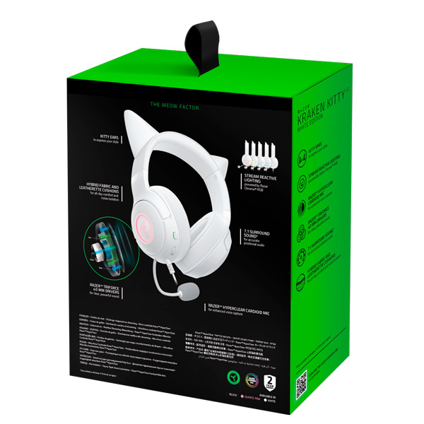 Razer Kraken Kitty V2, White