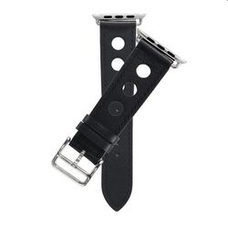Lyukacsos bőr óraszíj COTEetCI Apple Watch 42/44/45mm, fekete az pgs.hu