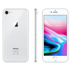 Apple iPhone 8, 64GB | Silver, C osztály - használt, 12 hónap garancia az pgs.hu