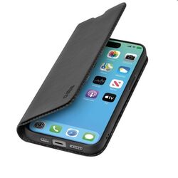 SBS Book Wallet Lite tok Apple iPhone 15 Pro számára, fekete