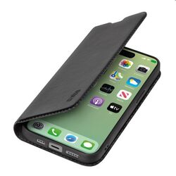 SBS Book Wallet Lite tok Apple iPhone 15 Pro Max számára, fekete