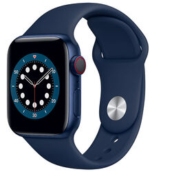 Apple Watch Series 6 GPS + Cellular, 40mm kék Aluminium Case, Deep Navy Sport szíj - Regular na pgs.hu