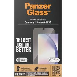 PanzerGlass Re:fresh UWF védőüveg aplikátorral Samsung Galaxy A55 5G számára, fekete