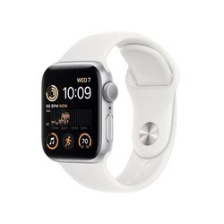 Apple Watch SE 2 GPS 40mm Silver Aluminium Case, Trieda C - použité, záruka 12 mesiacov az pgs.hu