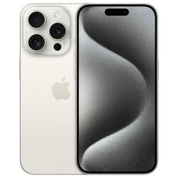 Apple iPhone 15 Pro 128GB, titán fehér, A osztály – használt, 12 hónap garancia az pgs.hu