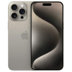 Apple iPhone 15 Pro Max 1TB, natural titanium, A osztály – használt, 12 hónap garancia