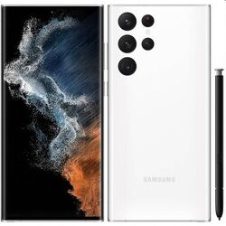 Samsung Galaxy S22 Ultra, 12/512GB, fehér, B osztály – használt, 12 hónap garancia