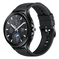 Xiaomi Watch 2 Pro - 4G LTE fekete Case with Black FluororubberStrap, kiállított termék, 21 hónap garancia az pgs.hu