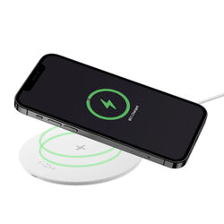 FIXED SlimPad fast wireless charging pad for smartphone, 15 W, white, použitý, záruka 12 mesiacov az pgs.hu